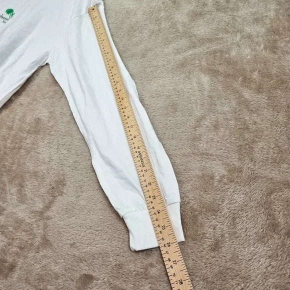 Kahana Village Maui Hawaii White T-Shirt Men's Size M Port & Company Long Sleeve - Picture 5 of 10